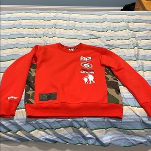 Bape crew neck sweater XL